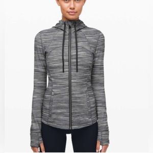 Lululemon Hooded Define Jacket Heather Grey - Size 10